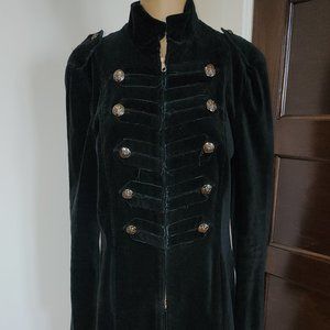 Richmond "X" Black Velvet Victorian Jacket